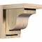 Ekena Millwork Newport Rough Sawn Corbel w/Backplate, Douglas Fir, 6"W x 8"D x 8"H COR06X08X08NEW01RDF - alternate 1